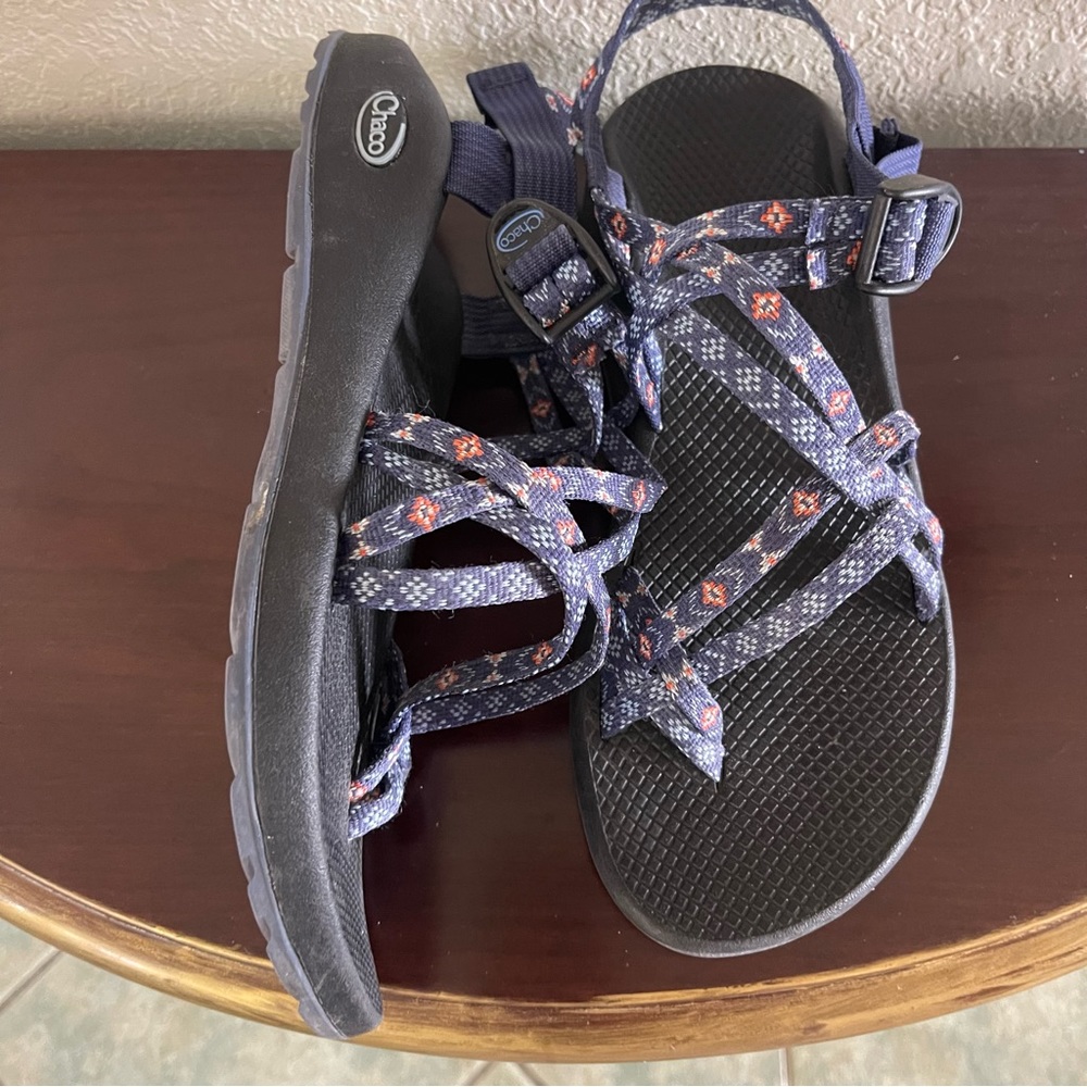 Chaco J106108 ZX2 Classic Wink Navy Blue Toe Loop Strap Sandal Womens Size US 11